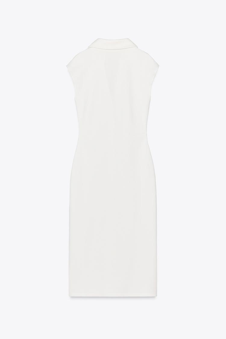 Nia – Draped Shirt Dress