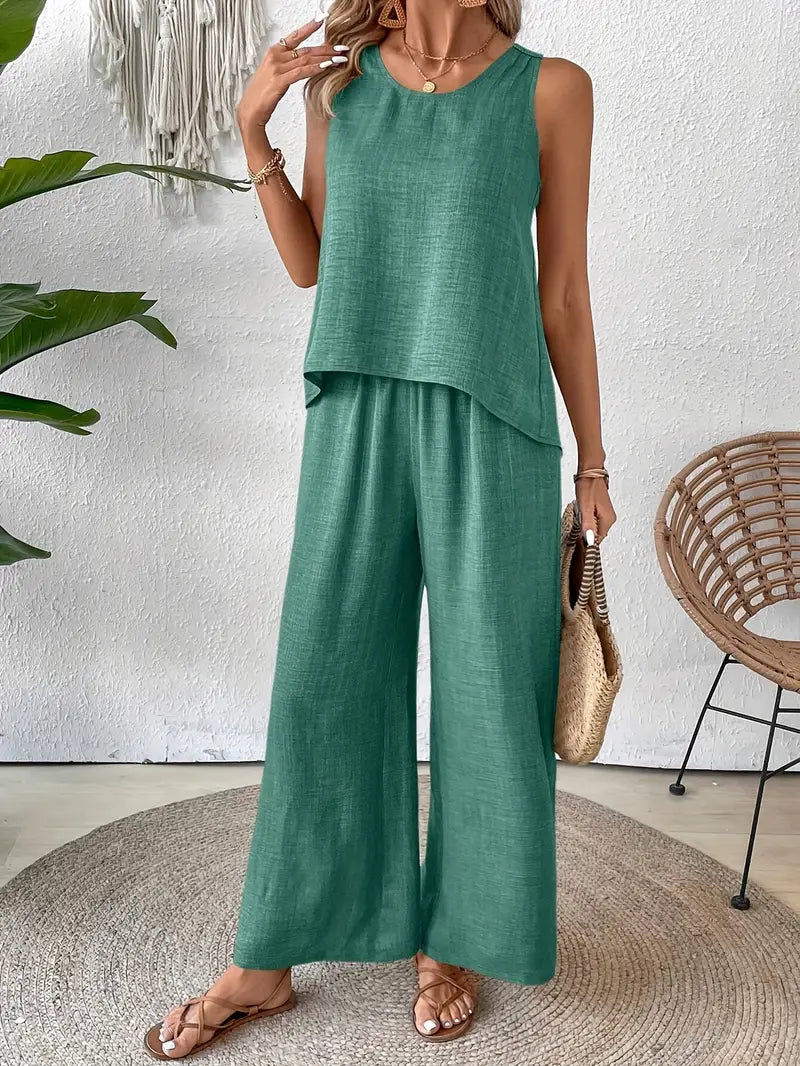 Regina – Crochet Back Lounge Set