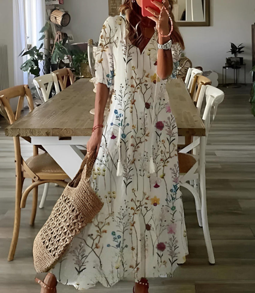 Andrea - Boho Vintage Summer Dress