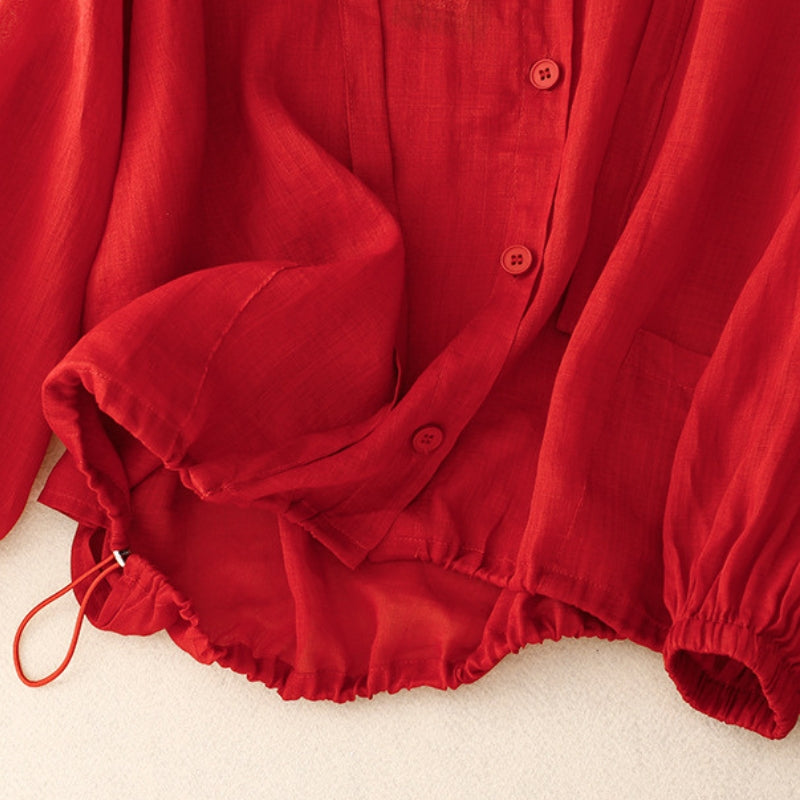 Rumi – Linen Hoodie