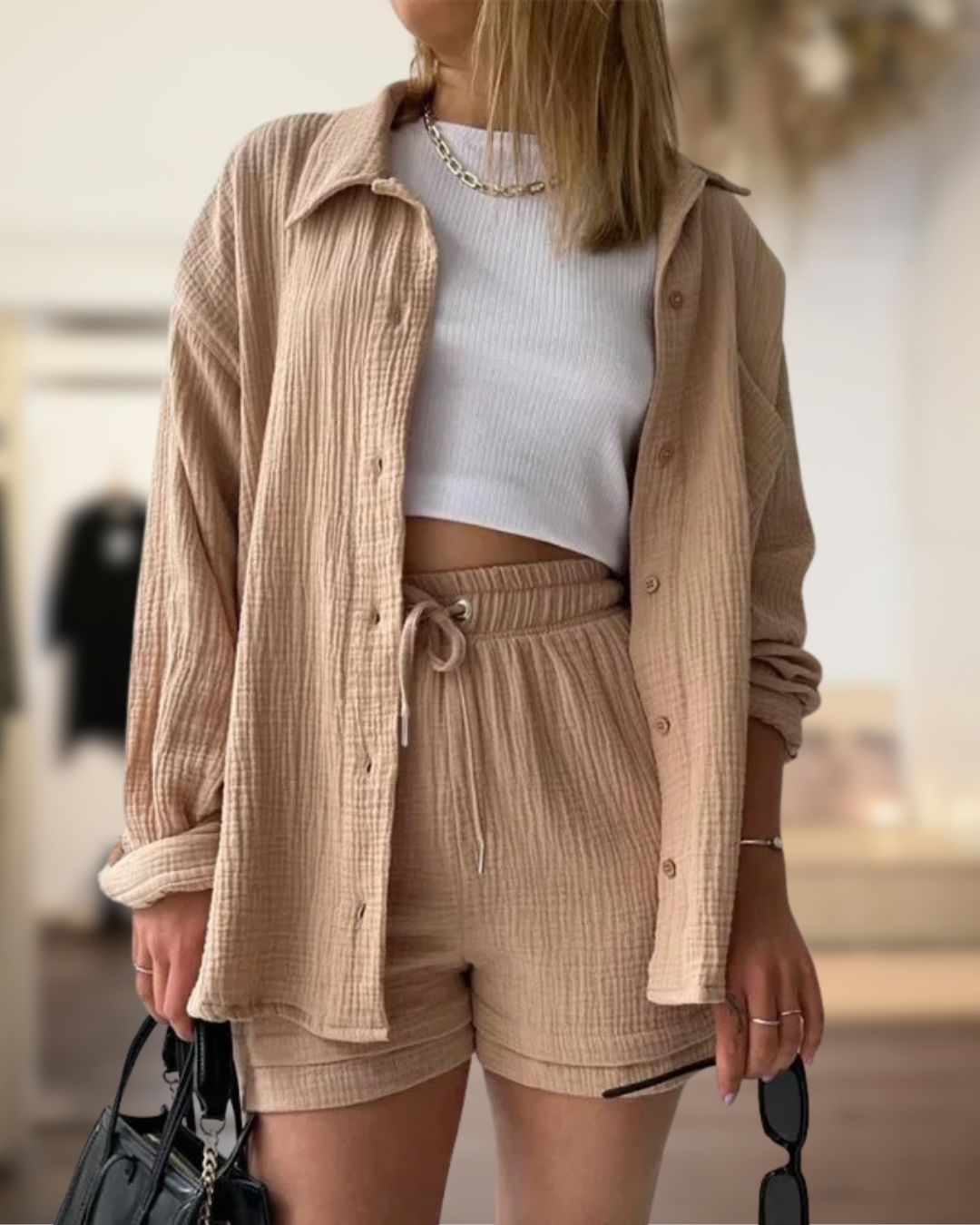 Isla- basic relaxed two-piece set