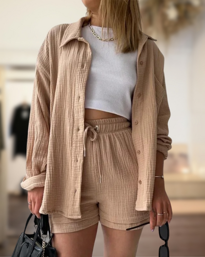 Isla- basic relaxed two-piece set