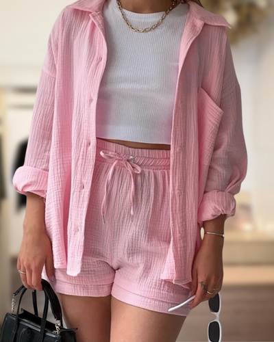 Isla- basic relaxed two-piece set