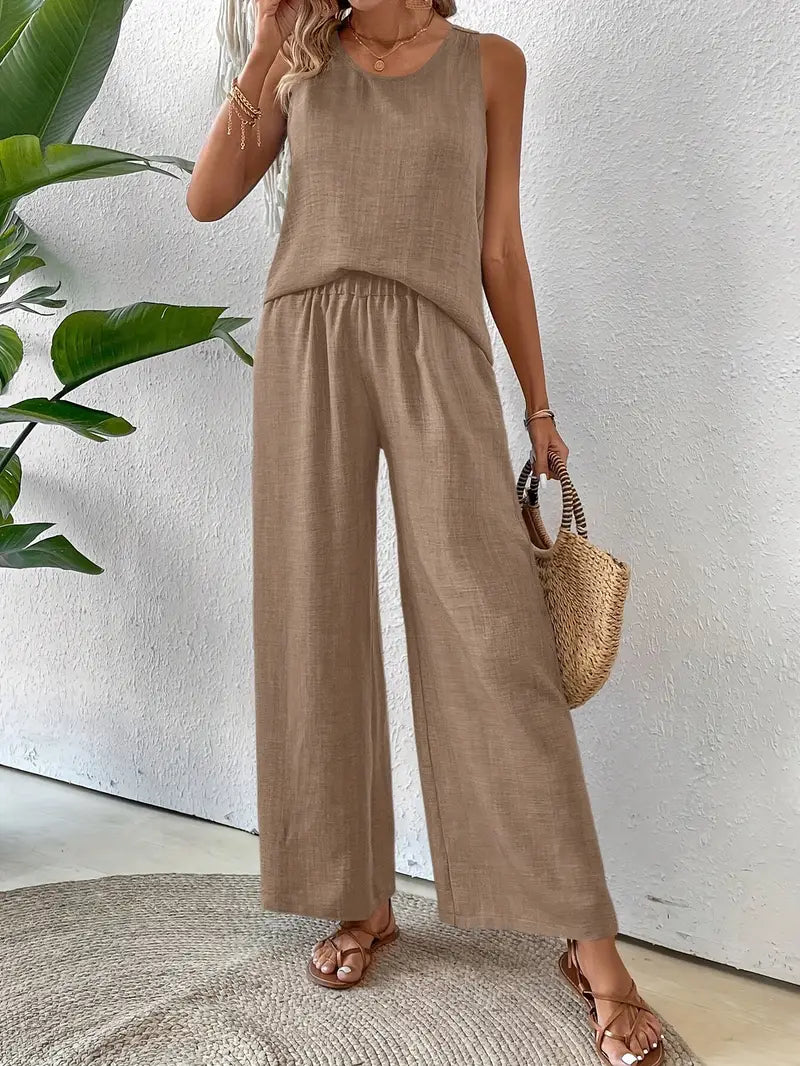 Regina – Crochet Back Lounge Set