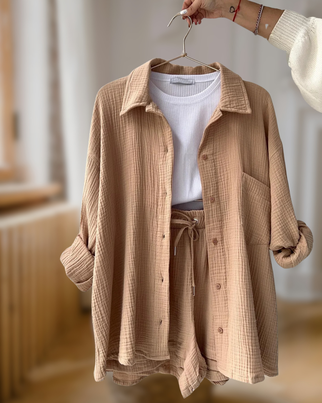 Isla- basic relaxed two-piece set