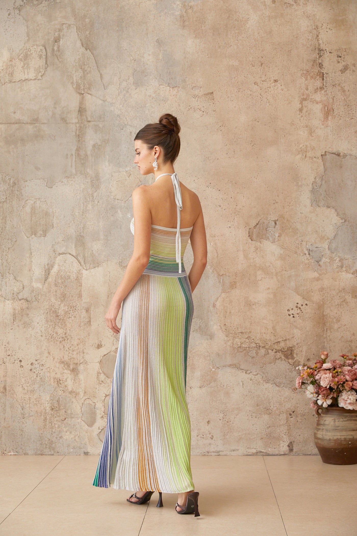 Serelith - Halterneck Maxi Dress