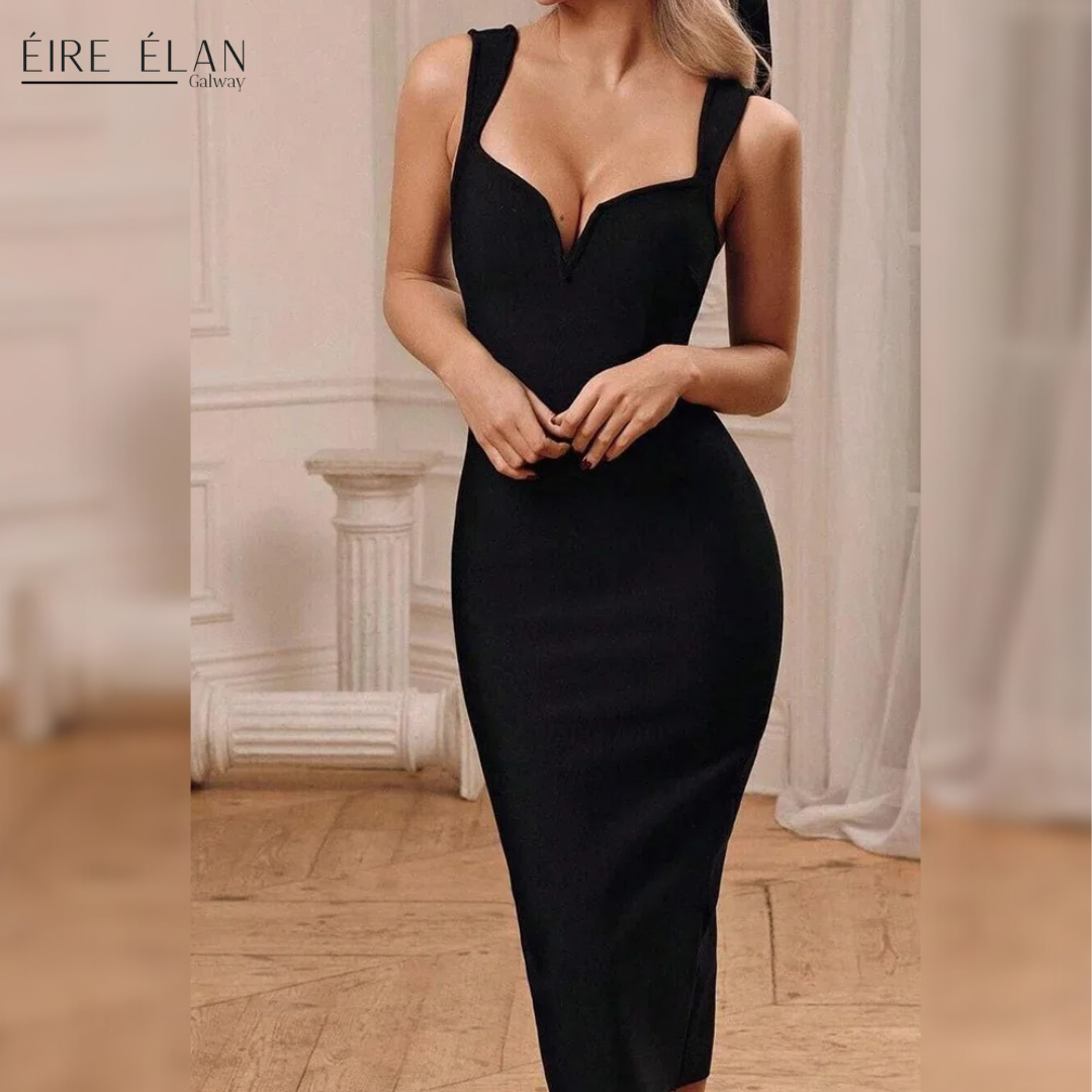 Elaria – Sweetheart Midi Dress