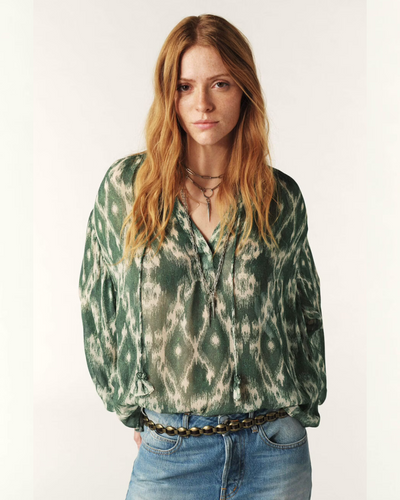 Nuala – Ikat Style Blouse
