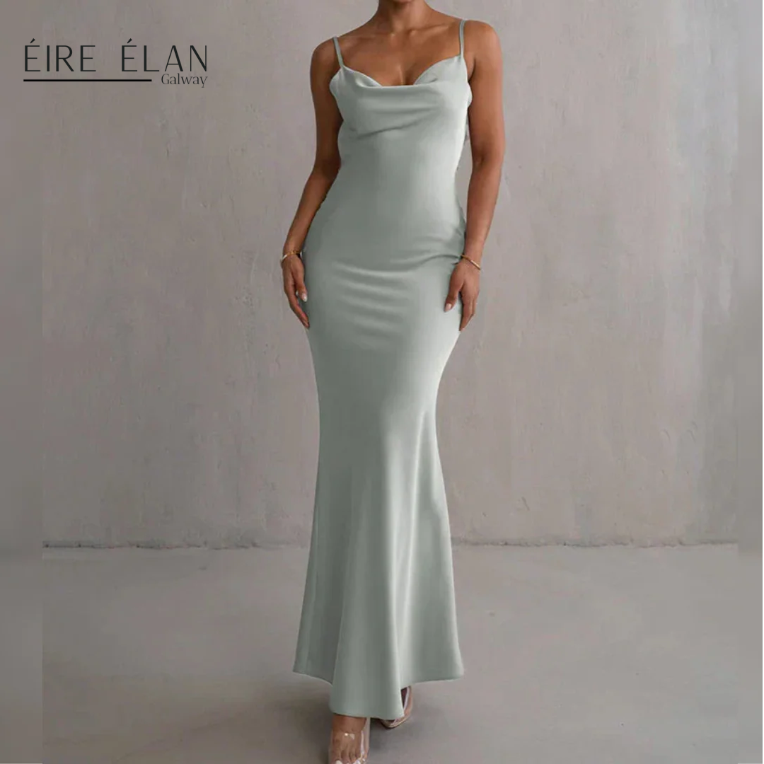 Elira – Backless Floral Maxi Dress