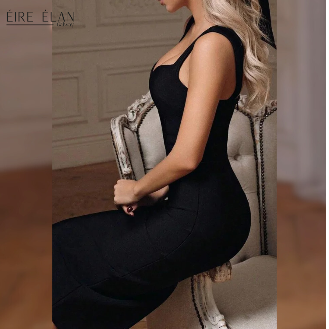 Elaria – Sweetheart Midi Dress