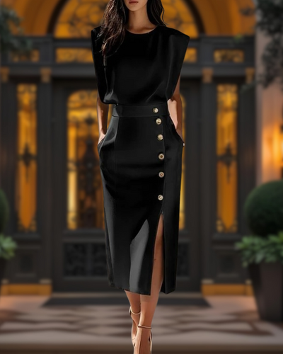 Maëlle – Sleek Elegance Dress
