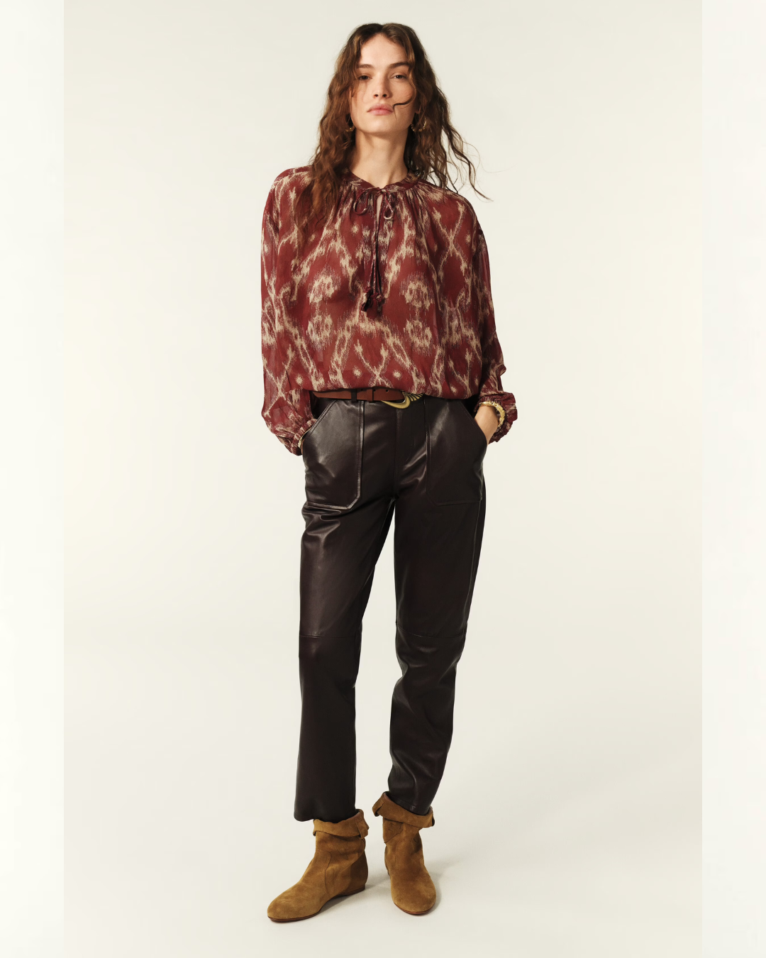 Nuala – Ikat Style Blouse