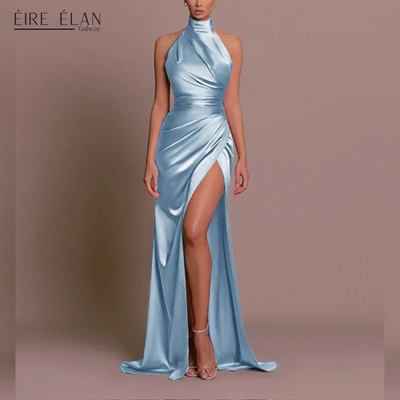 Noelya – Sleek Slit Gown