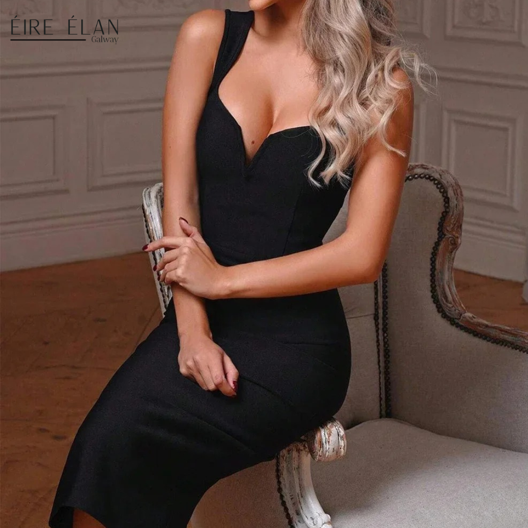 Elaria – Sweetheart Midi Dress