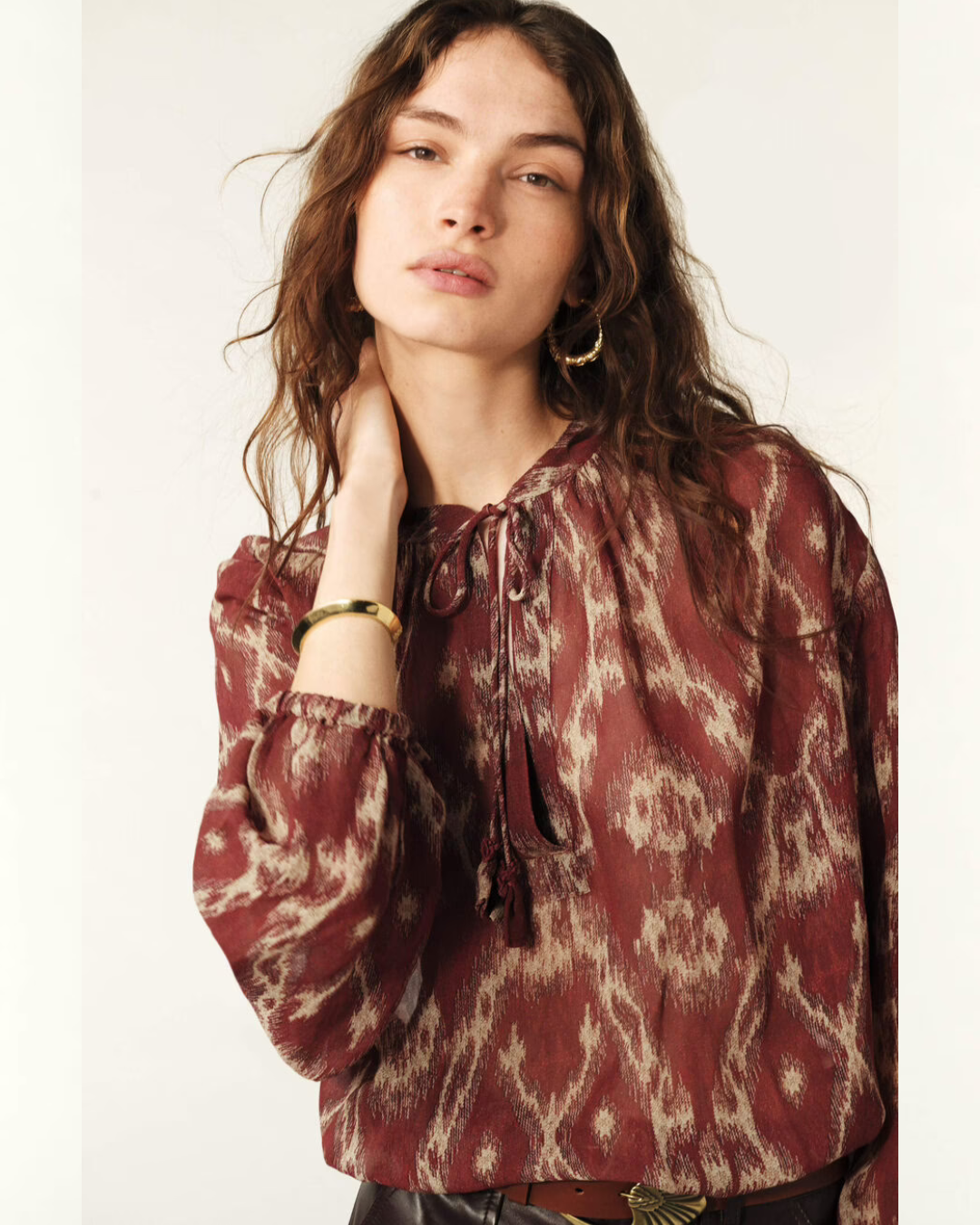 Nuala – Ikat Style Blouse