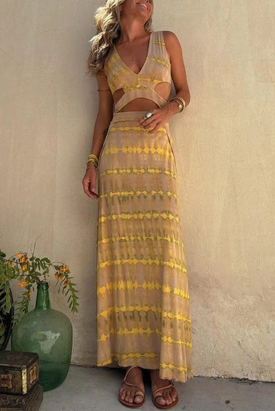 Eleanor - Summer Drape Maxi Dress