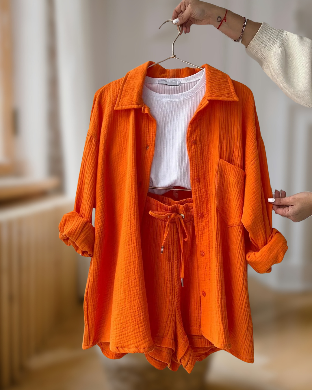 Isla- basic relaxed two-piece set