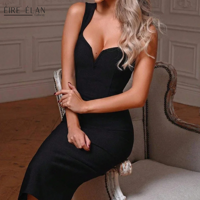 Elaria – Sweetheart Midi Dress