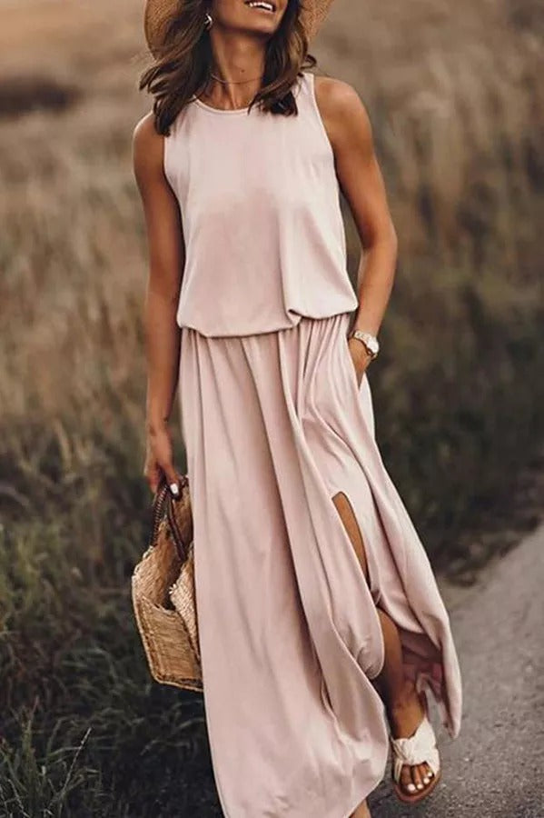 Sophie - Breezy Slit Dress