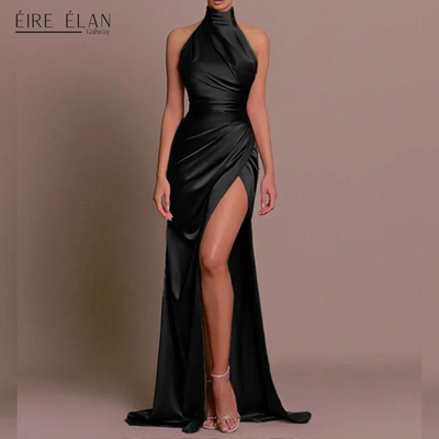 Noelya – Sleek Slit Gown