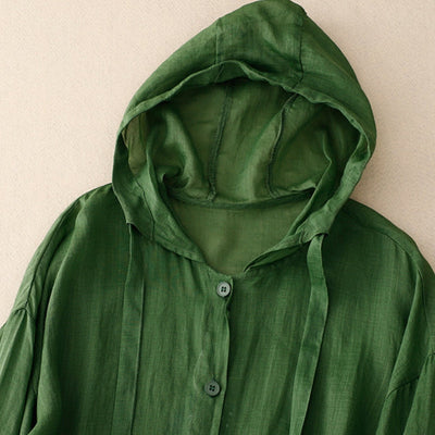 Rumi – Linen Hoodie