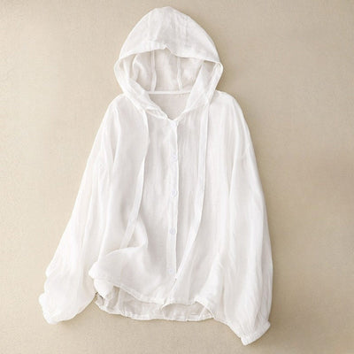 Rumi – Linen Hoodie