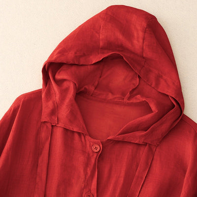 Rumi – Linen Hoodie