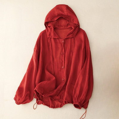Rumi – Linen Hoodie