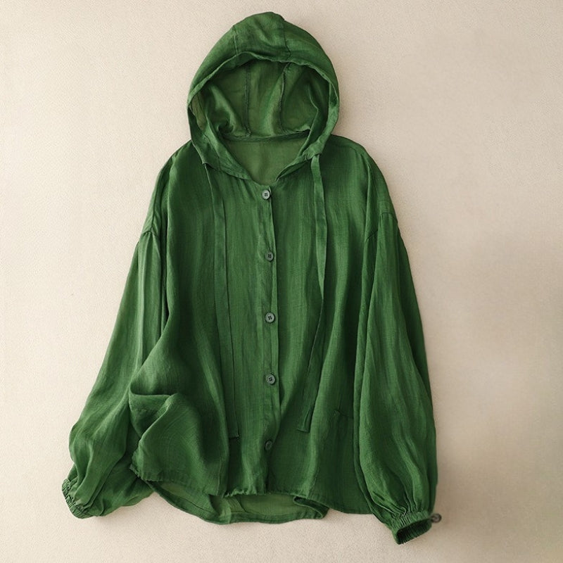 Rumi – Linen Hoodie