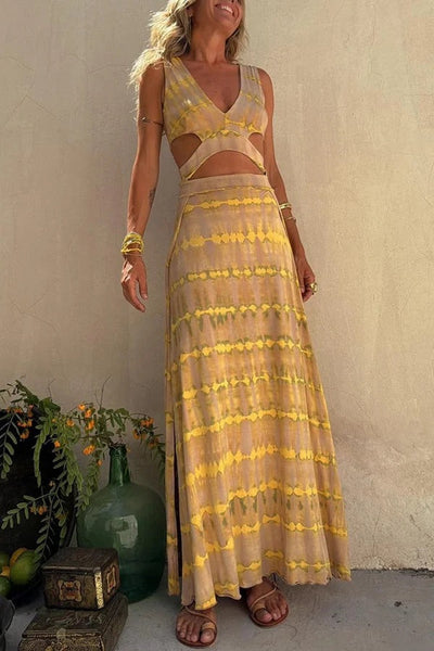 Eleanor - Summer Drape Maxi Dress