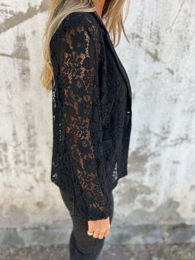 Lena – Sheer Lace Blazer