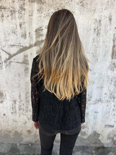 Lena – Sheer Lace Blazer