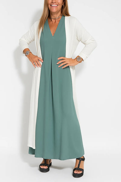 Saorla - Elegant Long Dress  + Matching Cardigan Free worth €55!