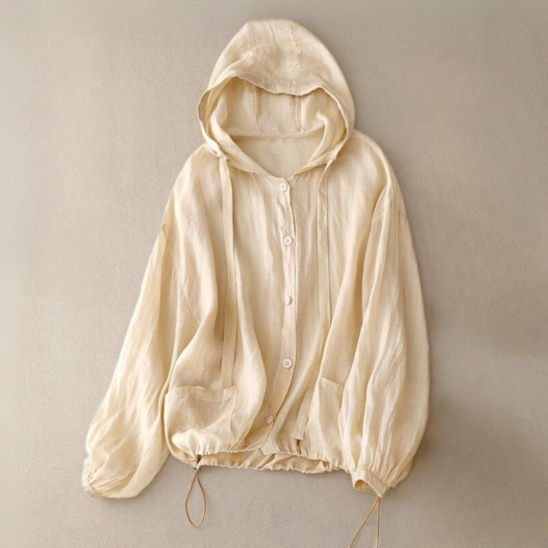 Rumi – Linen Hoodie