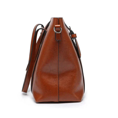 Anna's - Luxe Classic Leather Tote
