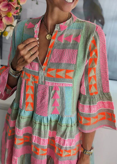 Ellie - Cotton Hemp Summer Dress