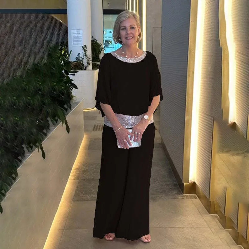 Daphne – Sequined Elegance Two-Piece Set