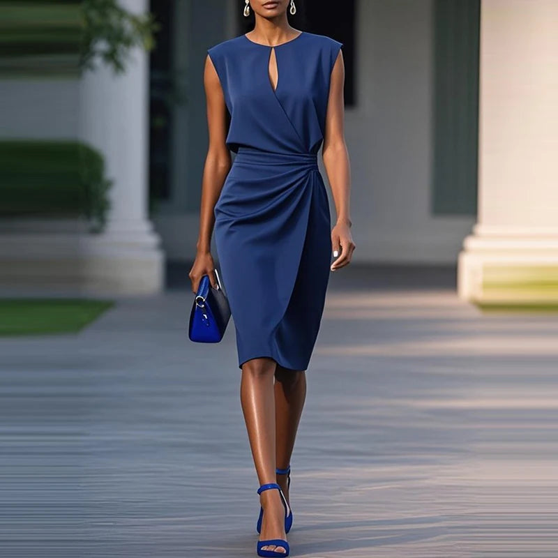 Rosa – Crossover Grace Midi Dress