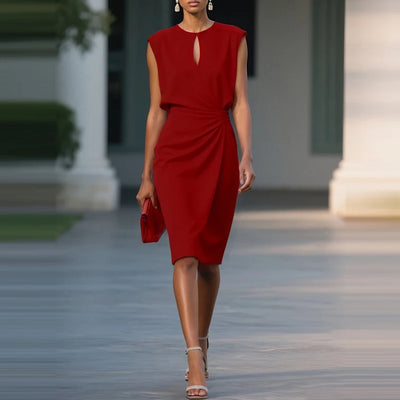 Rosa – Crossover Grace Midi Dress