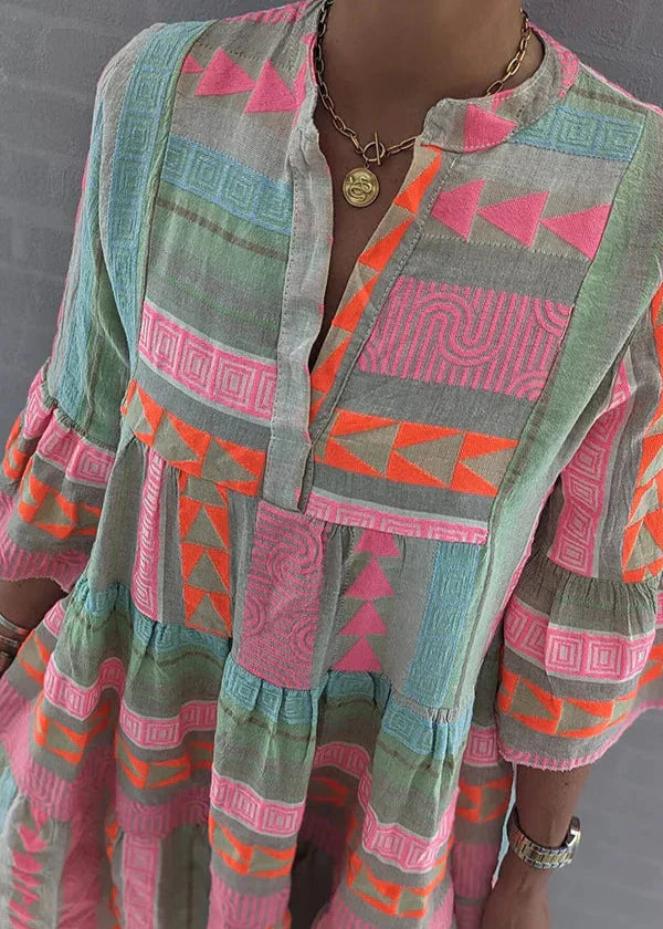 Ellie - Cotton Hemp Summer Dress