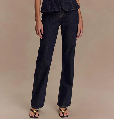 Adriane – Sculpted Denim Set