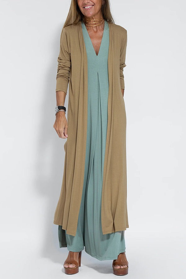 Saorla - Elegant Long Dress  + Matching Cardigan Free worth €55!