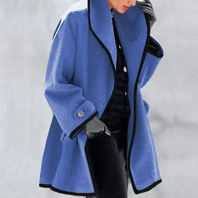 Amelia - Stylish Double-Breasted Wool Coat