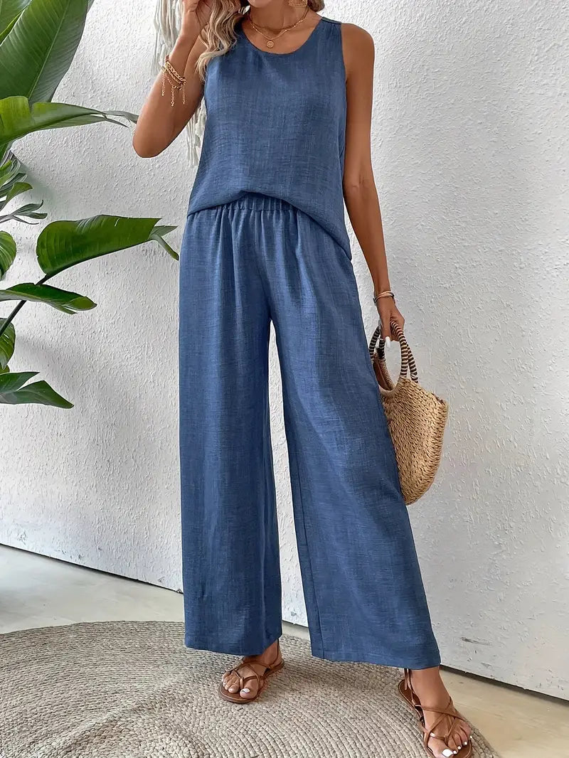 Regina – Crochet Back Lounge Set