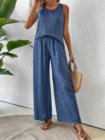 Regina – Crochet Back Lounge Set