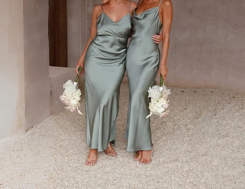 Solandra – Long Satin Dress