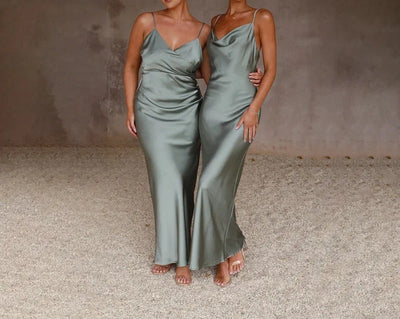 Solandra – Long Satin Dress