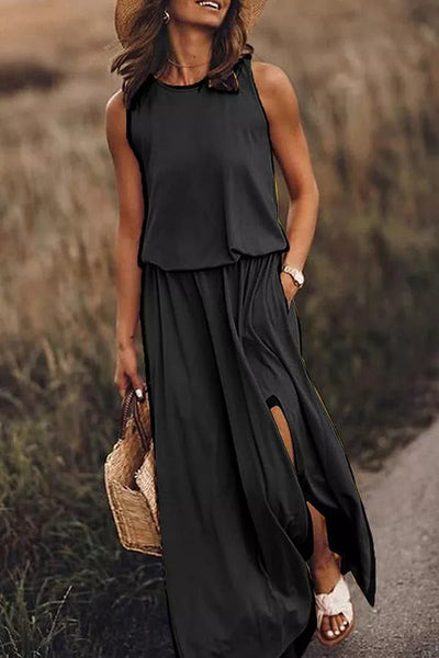 Sophie - Breezy Slit Dress