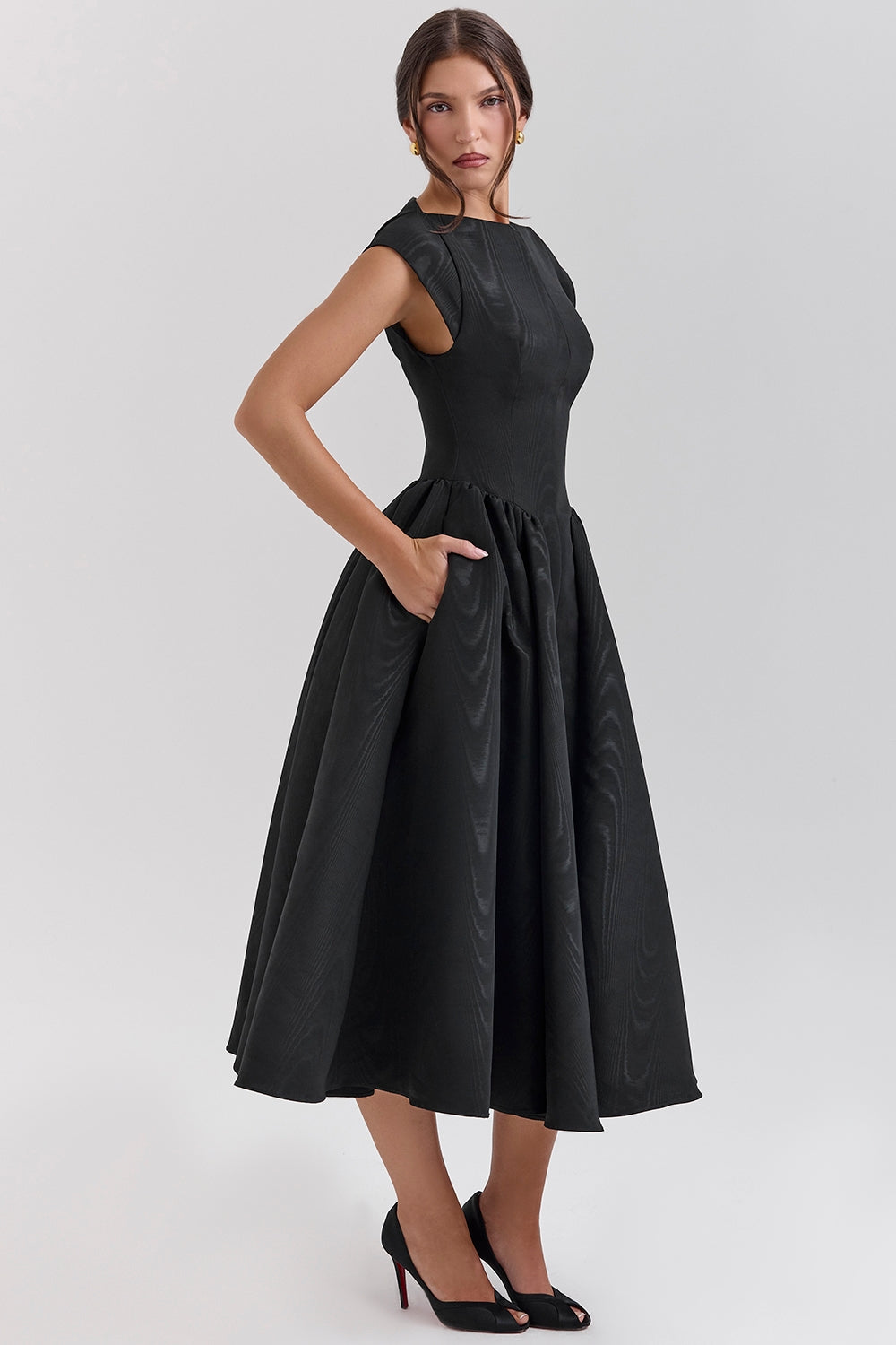 Samira - Satin Midi Dress
