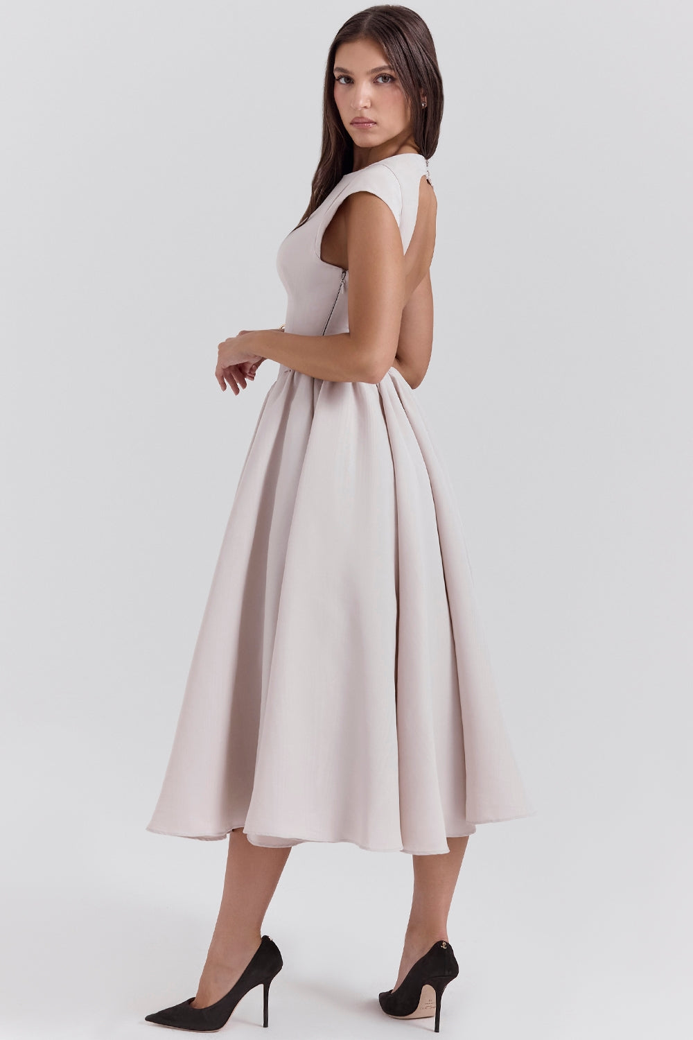 Samira - Satin Midi Dress